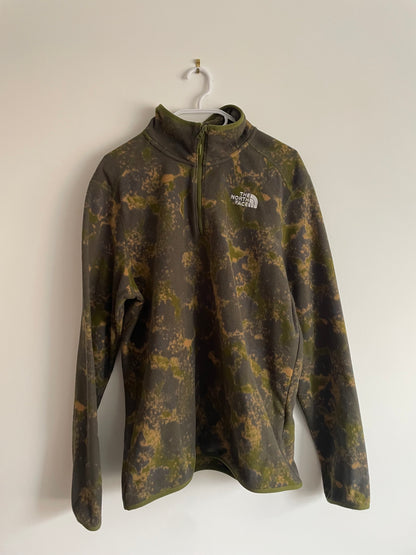 100 Glacier Printed 1/4 Zip