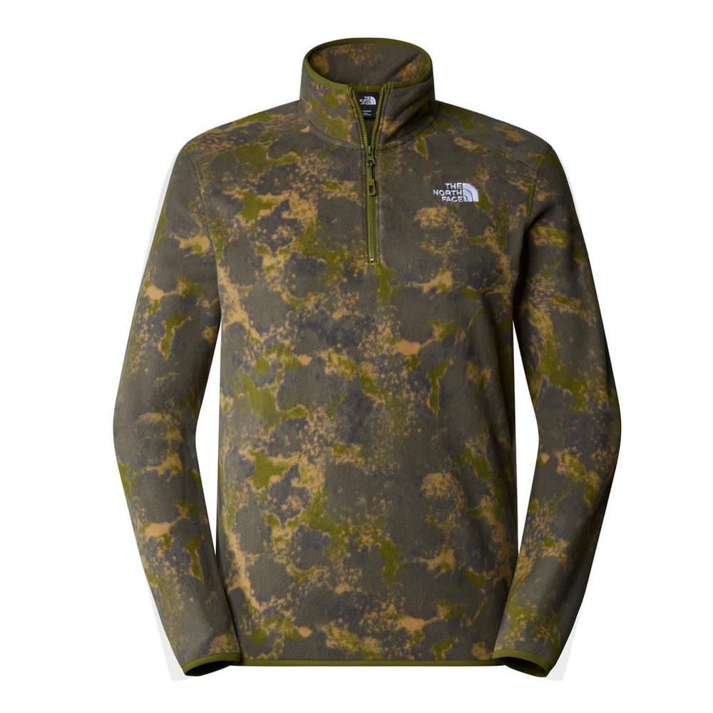 100 Glacier Printed 1/4 Zip
