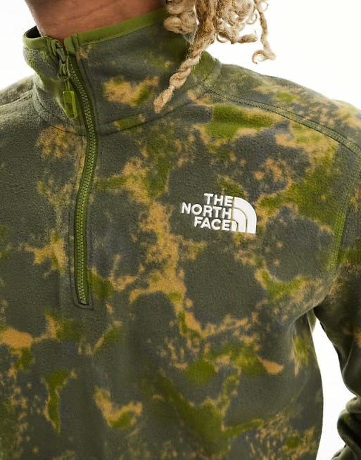 100 Glacier Printed 1/4 Zip